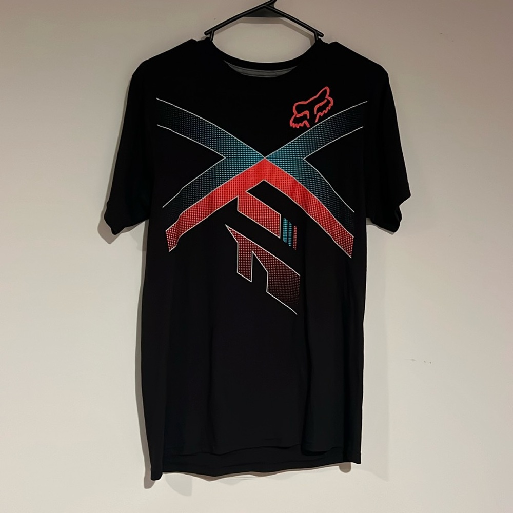 Men’s small black Fox active tshirt, black.